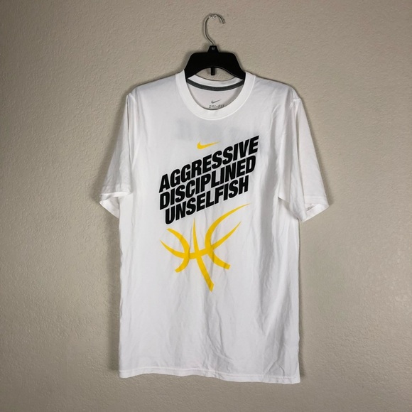 Nike Just Do It Shirt Mens Size Medium Dri Fit - Picture 1 of 6
